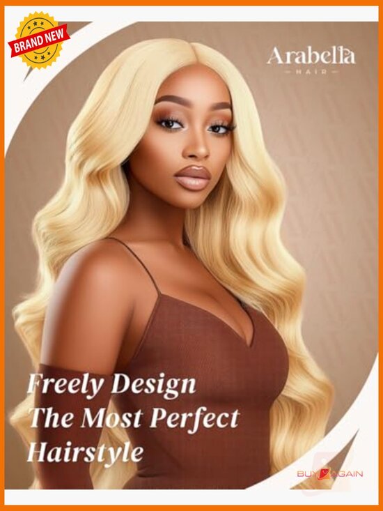 210% Density 13x4 Lace Front Wig Human Hair Body Wave 20 inch main image 5